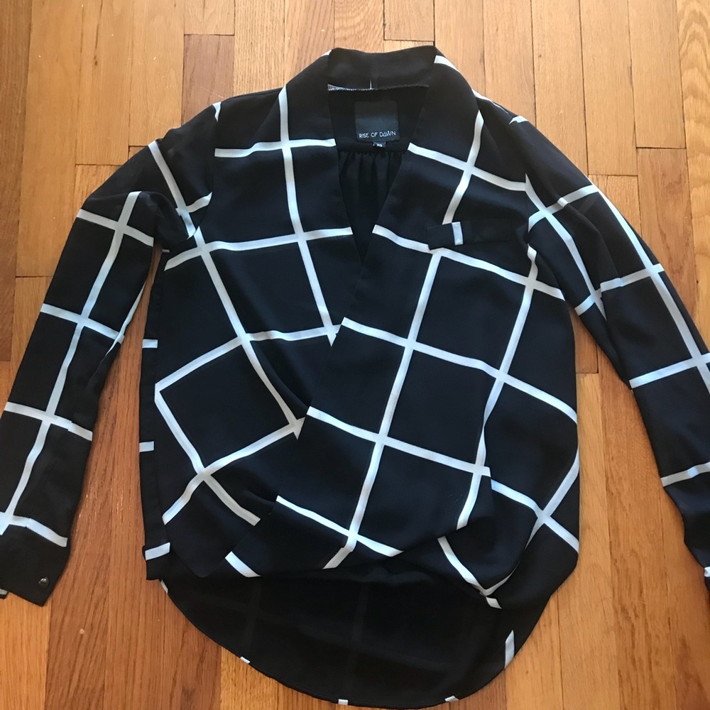 Rise of the Dawn Checkered Blouse